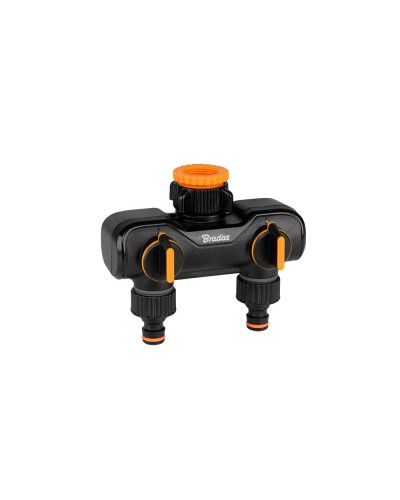 Распределитель с 2 кранами, РЗ 1" РЗ 3/4", BLACK LINE, ECO-PWB3052