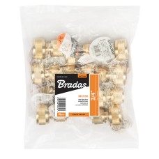 Коннектор латунный 3/4", STOP, BRASS, BR-2150