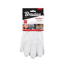 Перчатки защитные из кожи кожи WHITEBIRD на тонкой подкладке. с липучками. размер 9½. RWWB95