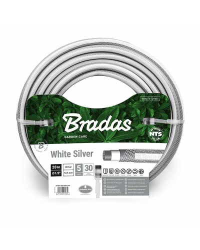 Шланг для поливу NTS WHITE SILVER 1/2" – 30м. WWS1/230