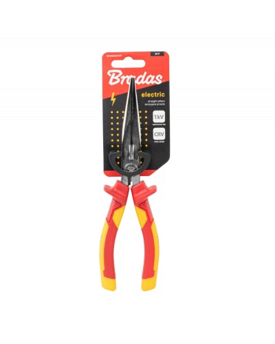 Плоскогубцы прямые, ELECTRIC, 205 мм, 1кВ VDE, DIY-PL1012/8