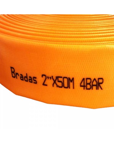 Шланг плаский AGRO-FLAT PE W.P.4  – 4" – 50м. ORANGE. WAF4B400050