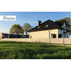 Лента для забора 19см x 35м. 450г/м². серая. TOB4501935GYL