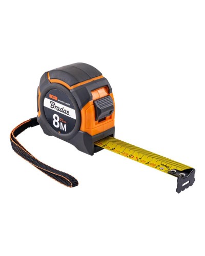 Рулетка на катушке, конец из нержавеющей стали, SNAP soft, 8м/25мм, DIY-MTS31-0825/K