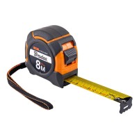 Рулетка на катушке, конец из нержавеющей стали, SNAP soft, 8м/25мм, DIY-MTS31-0825/K