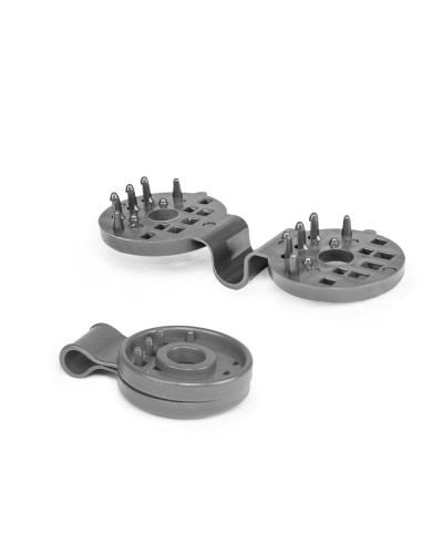 Зажим BUNGEE CORD CLIPS, 10 шт., сірий, BCK4-GY10B