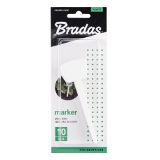 Маркер для растений, 13 x 4см – 10 шт., белый, TYE1340WH/10B