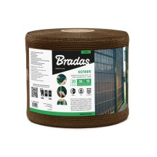 Лента/сетка для забора 19см х 36м, 200г/м.кв + клипсы 20шт, зеленая, TOB2001936GR