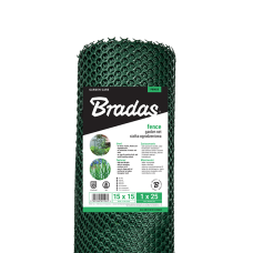 Сеть ограждающая. садовая. AS-HEX. 300 г/м². 15х15 мм. 1x25м. AS-HEX15151025GR