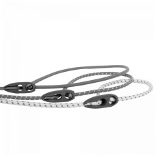 Набор эластичных резинок BUNGEE CORD REGULATED с петельным зажимом. блистер. BCR-05SET1GY-B