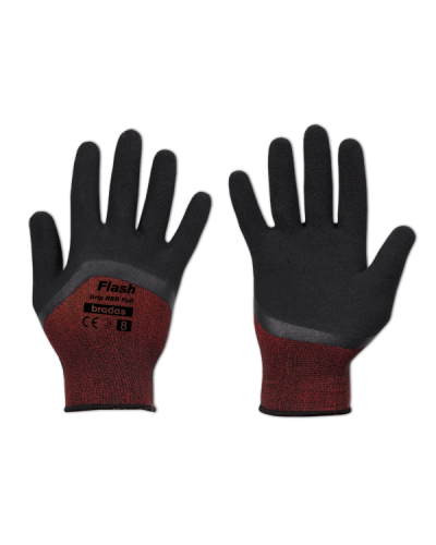 Рукавички захисні FLASH GRIP RED FULL латекс. розмір 10. RWFGRDF10