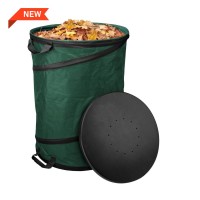 Садовий кошик POP-UP складаний, автоматичне розкладання, тверде дно, 90 л., TQ-BSH90