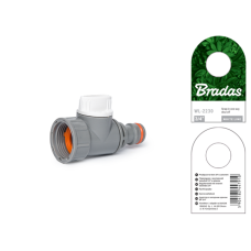 Адаптер с внутренней резьбой 3/4" с запорным краном. WHITE LINE. WL-2230
