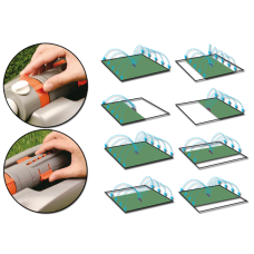 Ороситель осциллирующий с регулируемой шириной полива на металлической основе. WHITE LINE. WL-Z22