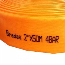 Шланг плоский AGRO-FLAT PE WP4 – 2” – 50м. ORANGE. WAF4B200050