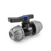 Кран PN10 для труб PE 20 мм, DSRA10VNB2020.
