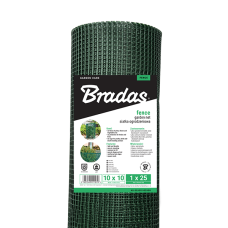 Сеть ограждающая. садовая. AS-SQ. 300 г/м². 10х10 мм. 1x25м. AS-SQ10101025GR