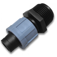 Адаптер для крапельної стрічки із зовнішньою різьбою 1/2". DSTA10-12L