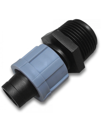 Адаптер для крапельної стрічки із зовнішньою різьбою 1/2". DSTA10-12L