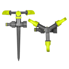 Зрошувач обертовий 3-х ріжковий на кілку LIME LINE в блістері. LE-6102