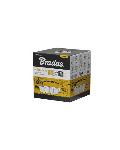 Плівка для сінажу SILAGE WRAP FOIL 0,5x1800м, БІЛА, AK-WF500X1800WH