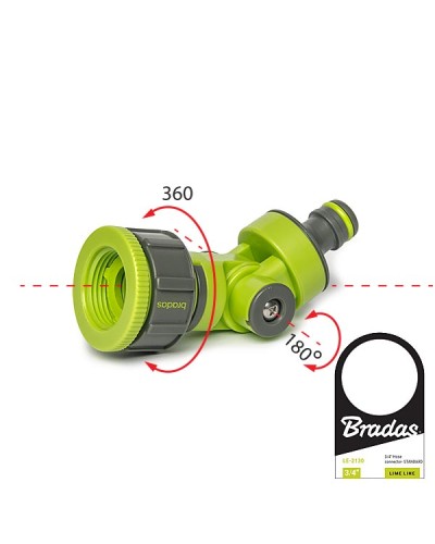 Адаптер вращающийся на кран с внутренней резьбой 1"/3/4" LIME LINE. LE-2194