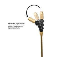 Телескопический наконечник с ручкой. 60-89см. регулируемым углом насадки. ASA02-6089