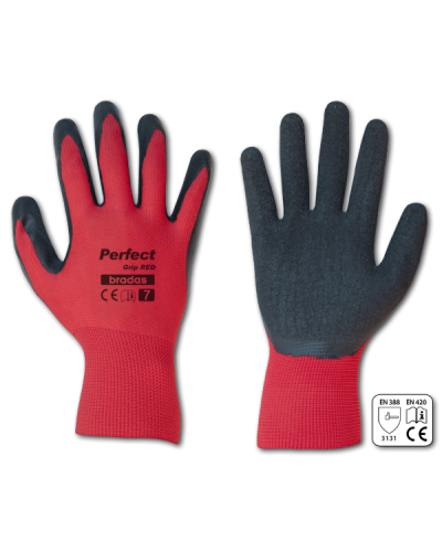 Перчатки защитные PERFECT GRIP RED латекс. размер 9. RWPGRD9