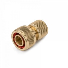 Коннектор латунный 3/4", STOP, BRASS, BR-2150