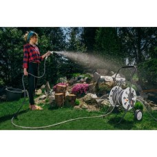 Комплект с тележкой для шланга TITAN REEL 1/2" 60м WHITE LINE. WL-W5000