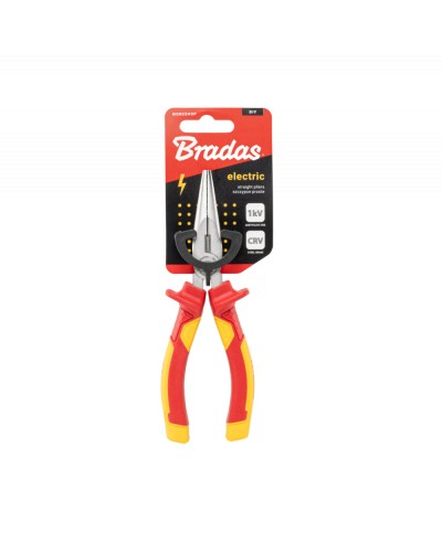 Плоскогубцы прямые, ELECTRIC, 160 мм, 1кВ VDE, DIY-PL1012/6