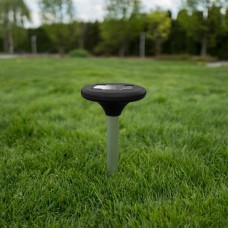 Отпугиватель кротов и грызунов на алюминиевом круге – большой. круглый. CTRL-MO103S