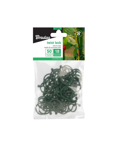 Зажимы диаметром 23 мм., 50 шт., TWIST LOCK, TYK23GR/50