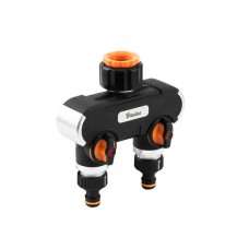 Распределитель с 2 кранами. BLACK LINE РЗ 1" РЗ 3/4". HEAVY DUTY. ECO-PWB3042