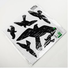 Наклейки для отпугивания птиц, БОЛЬШИЕ 6 шт., 10 листов, CTRL-BR002