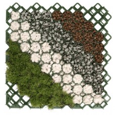 Газонная решетка MULTI GRID 40х600x600мм зеленая. KRMG40GY