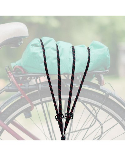 Еластична гума для велосипедного багажника BUNGEE SPIDER HOOK чорна, 60 см, BCH2-12X4060-BCRD-B