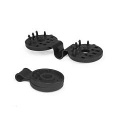 Зажим BUNGEE CORD CLIPS. черный. BCK4-BK-L