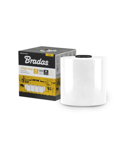 Плівка для сінажу SILAGE WRAP FOIL 0,25x1800м - БІЛА, AK-WF250X1800WH