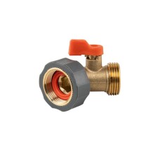 Соединитель с краном РО 3/4" выход РО 3/4", BRASS SOFT, BR-S2232/45