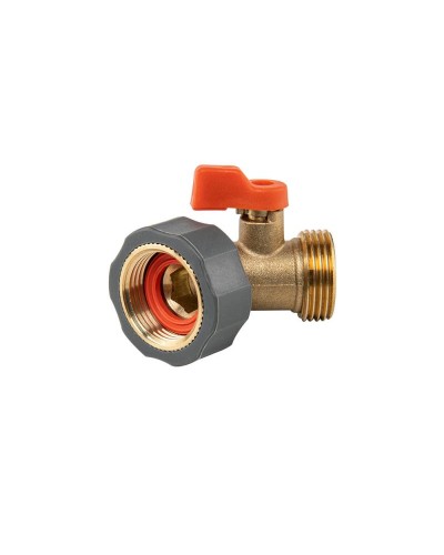 Соединитель с краном РО 3/4" выход РО 3/4", BRASS SOFT, BR-S2232/45