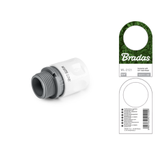 Коннектор STANDARD с наружной резьбой 3/4". WHITE LINE. WL-2121