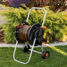 Комплект для полива: тележка. шланг 1/2" 20м. арматура BLACK LINE. ECO-AG26020SET2