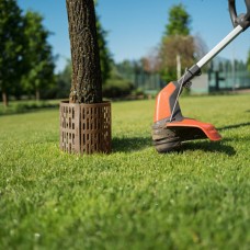 Бордюр TreeSave для защиты стволов деревьев. высота 20см. ширина 33см. коричневый. OBO12033BR