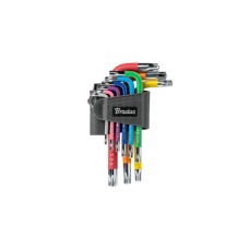 Набір ключів TORX, TX 10-50 9 шт. мультиколор / короткі, DIY-HKT42-SH/B