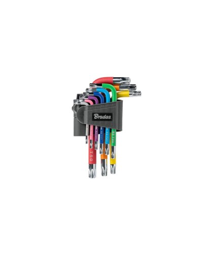 Набор ключей TORX, TX 10-50 9 шт. мультиколор/короткие, DIY-HKT42-SH/B