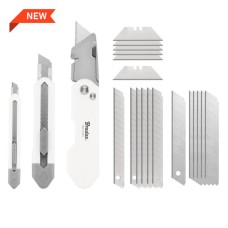 Набір ножів зі змінними лезами, 3 шт., WHITE LINE, DIY-KNWL191809/SET1B