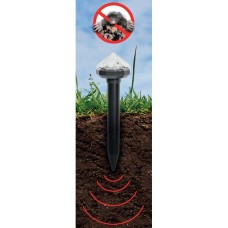 Отпугиватель кротов и грызунов на круге – бриллиант. ABS/LED. CTRL-MO113S