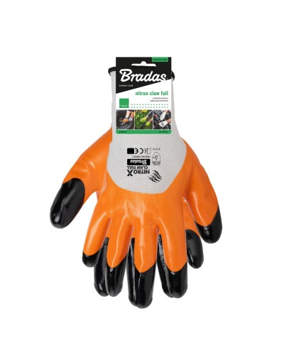 Рукавички захисні NITROX CLAW FULL, нітрил, розмір 9, RWNCF9