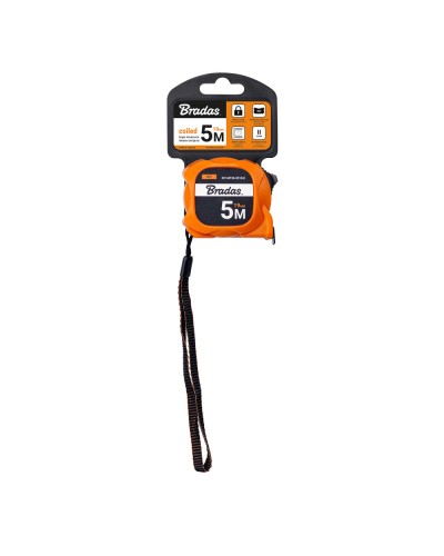 Рулетка на катушке, конец из нержавеющей стали, TINY 5м/19мм, DIY-MT30-0519/K